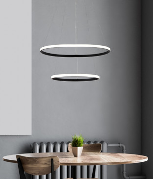 프롤 2단 펜던트 식탁조명(골드,화이트,블랙)