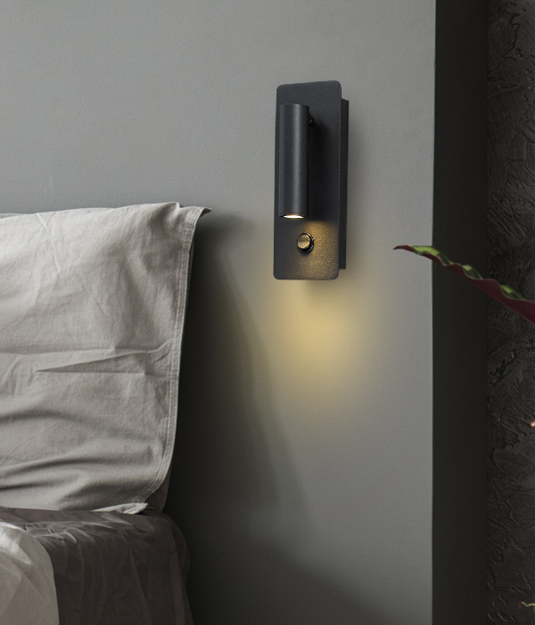 밍키 사각 LED벽등 벽전등(3W 블랙/화이트)